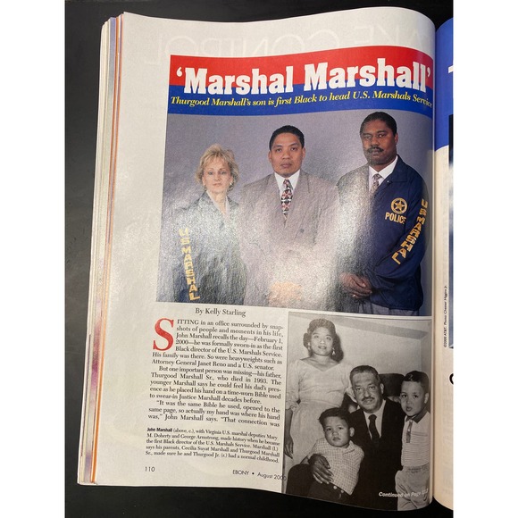 Ebony Magazine, August 2000, Cover Feature Story "Halle Berry" - Picture 9 of 14